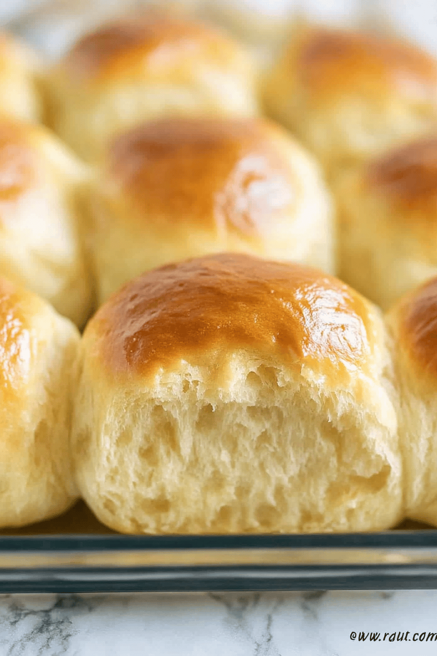 30-Minute Dinner Rolls ingredients organized and measured on kitchen counter