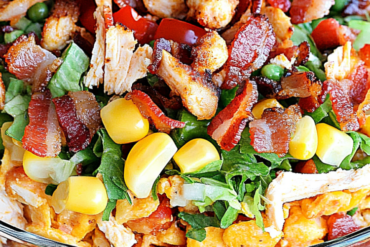 7-Layer Chicken Bacon Ranch Salad