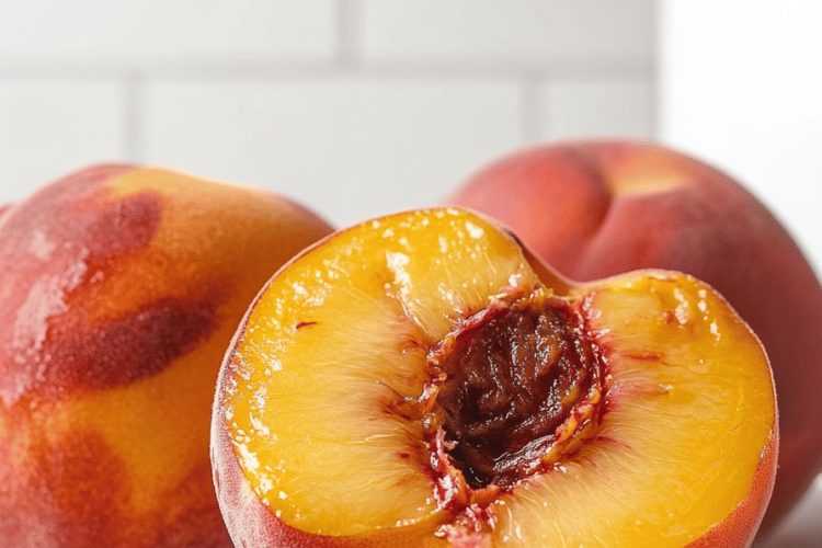 Air Fryer Peaches