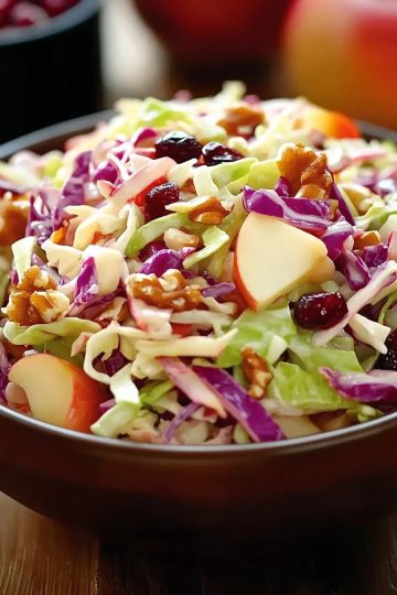 Apple Cranberry Coleslaw