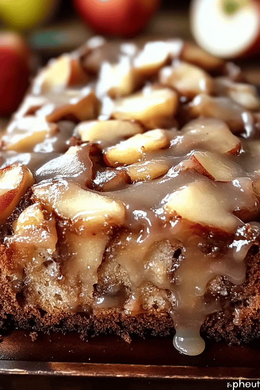 Apple Fritter Bread Recipe slice on plate showing perfect texture and swirl pattern