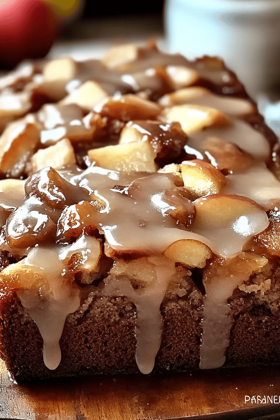 Apple Fritter Bread Recipe final dish beautifully presented and ready to serve