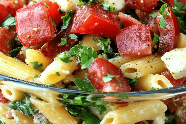 BLT Penne Pasta Salad
