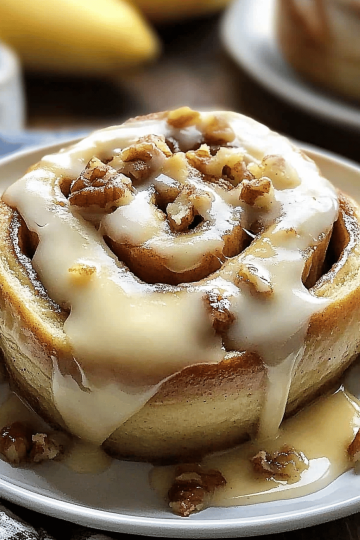 Banana Bread Cinnamon Rolls