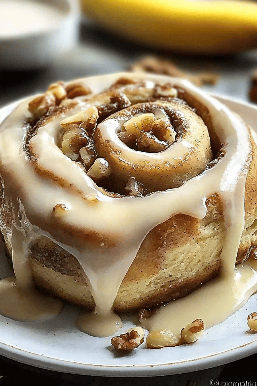 Banana Bread Cinnamon Rolls ingredients organized and measured on kitchen counter