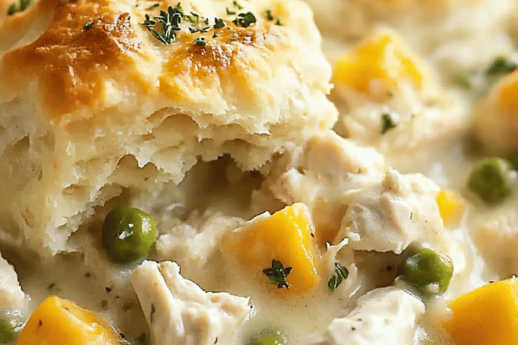 Biscuit Chicken Pot Pie