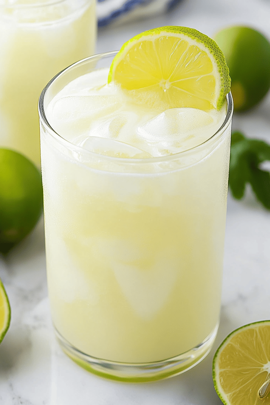 Brazilian Lemonade Recipe final dish beautifully presented and ready to serve