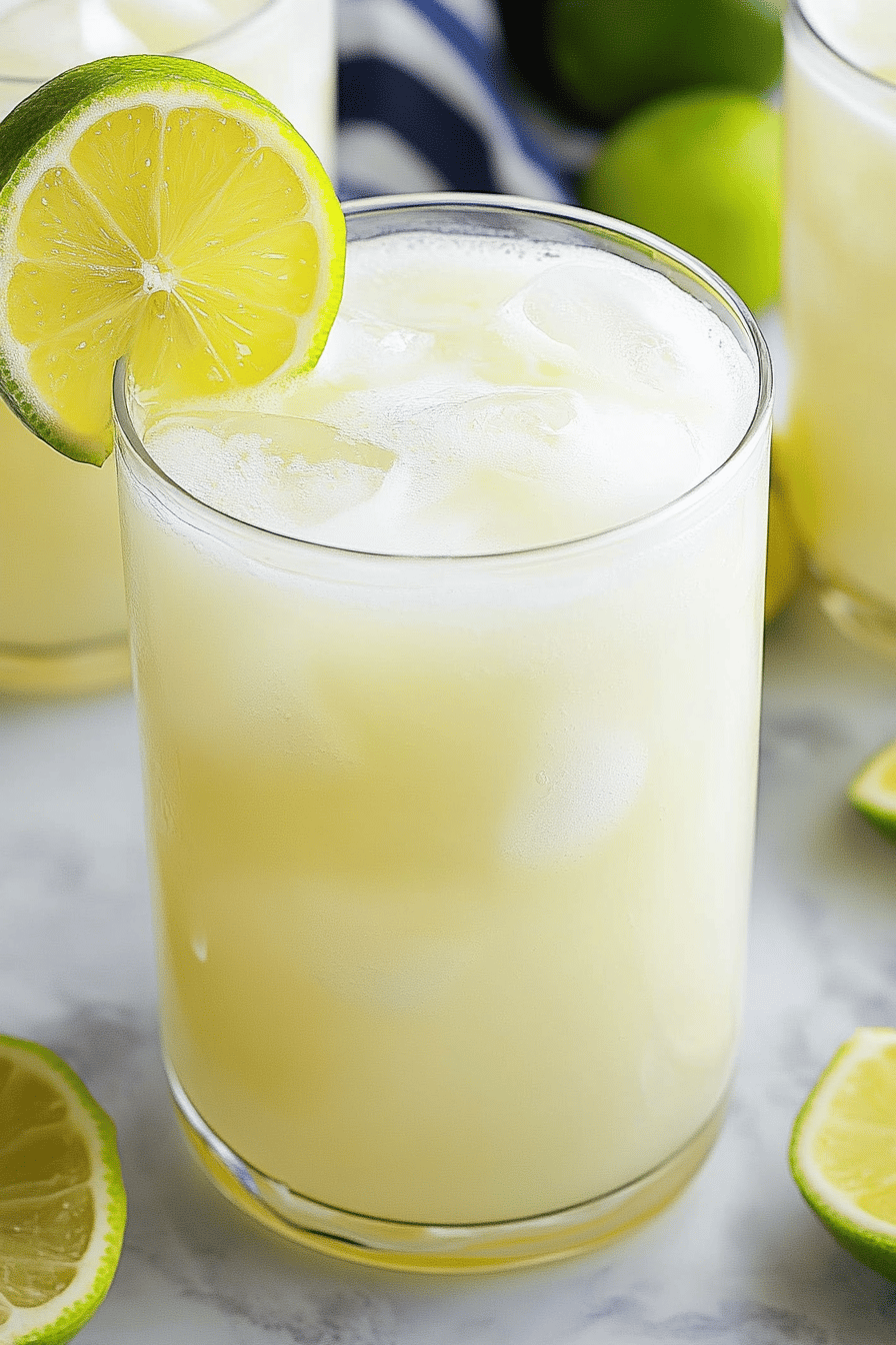 Brazilian Lemonade Recipe final dish beautifully presented and ready to serve
