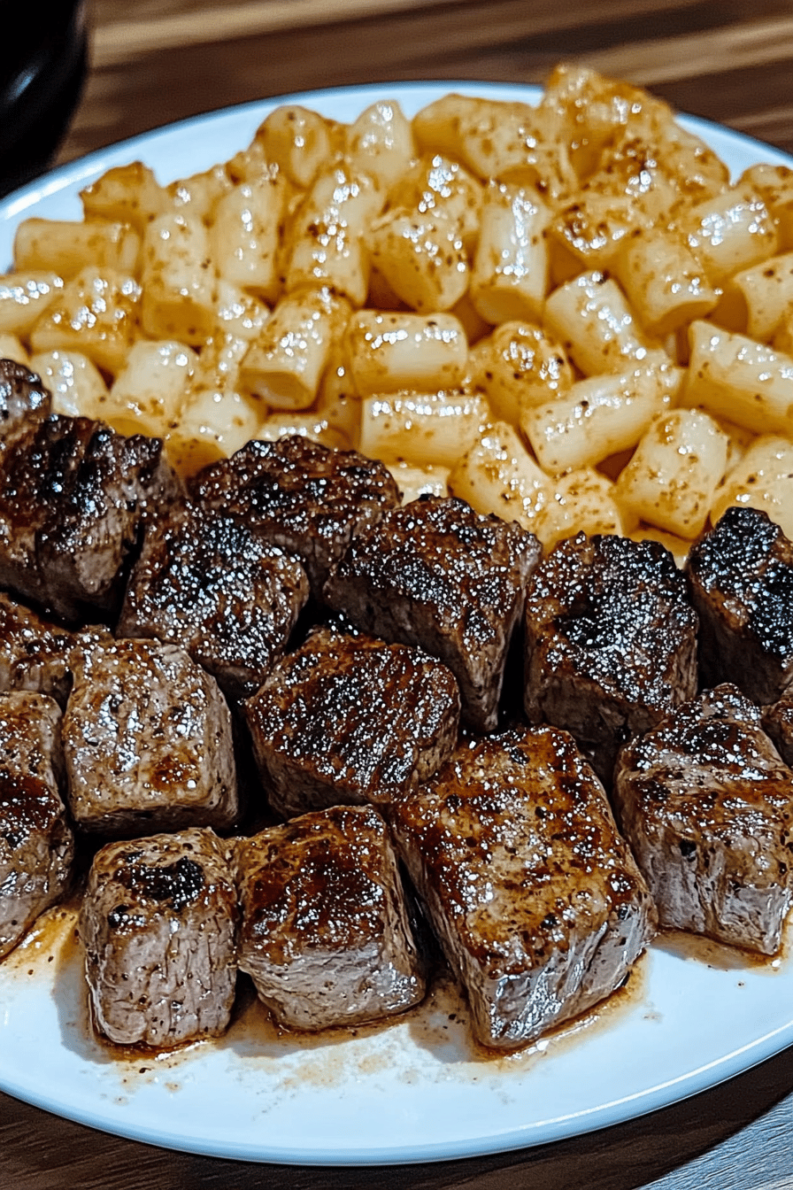 Cajun Parmesan Steak ingredients organized and measured on kitchen counter