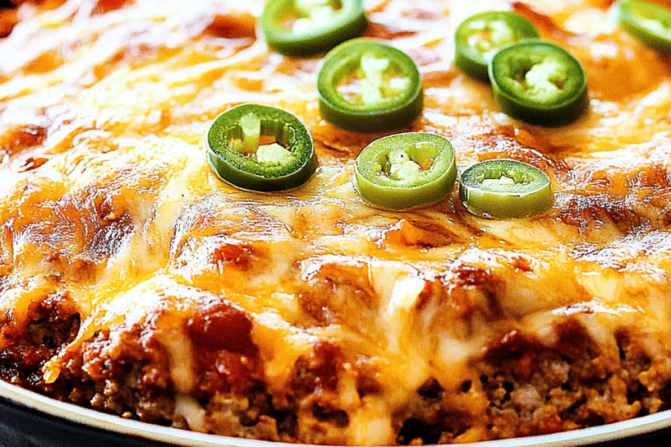 Cheese-Stuffed Taco Meatloaf