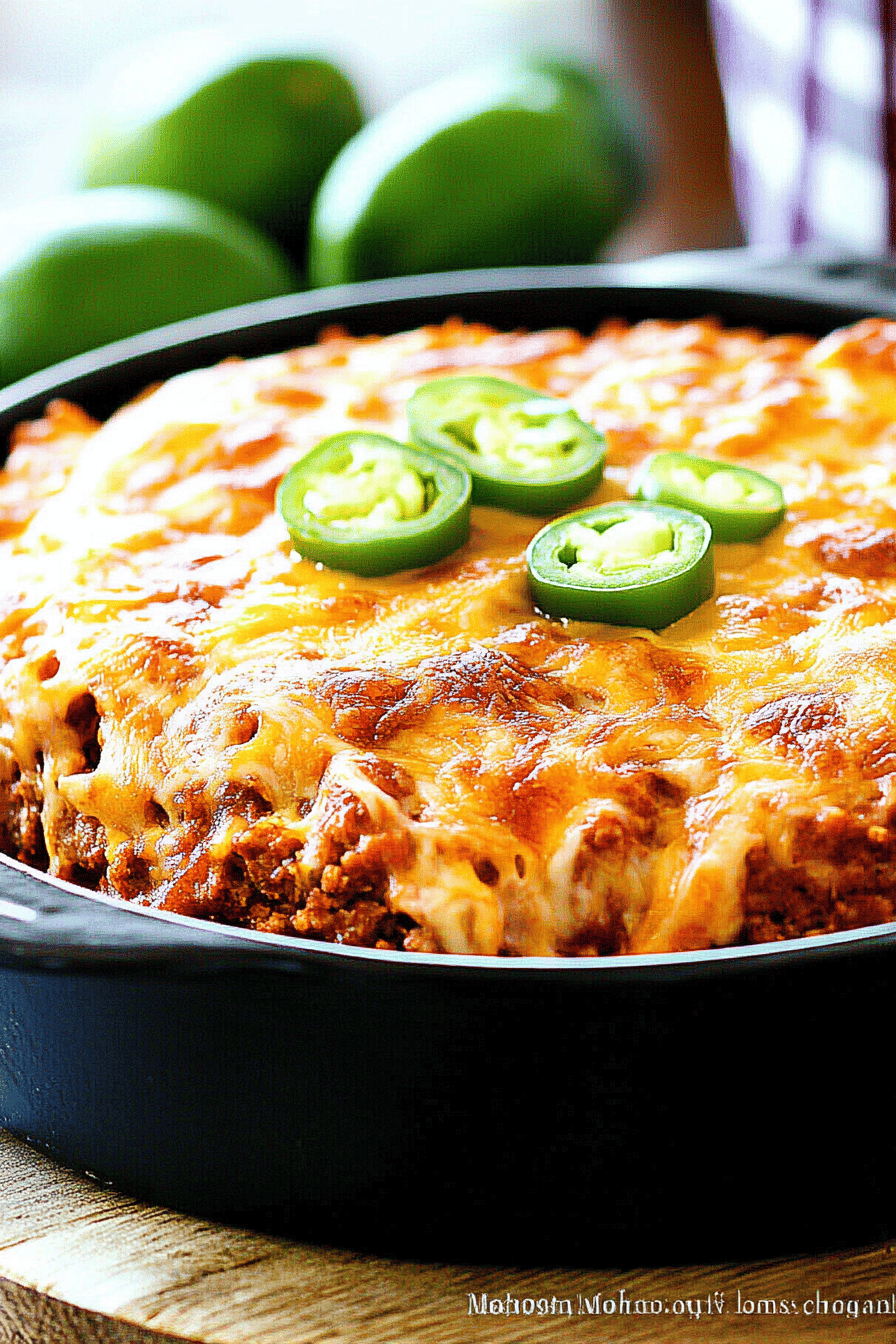 Cheese-Stuffed Taco Meatloaf ingredients organized and measured on kitchen counter