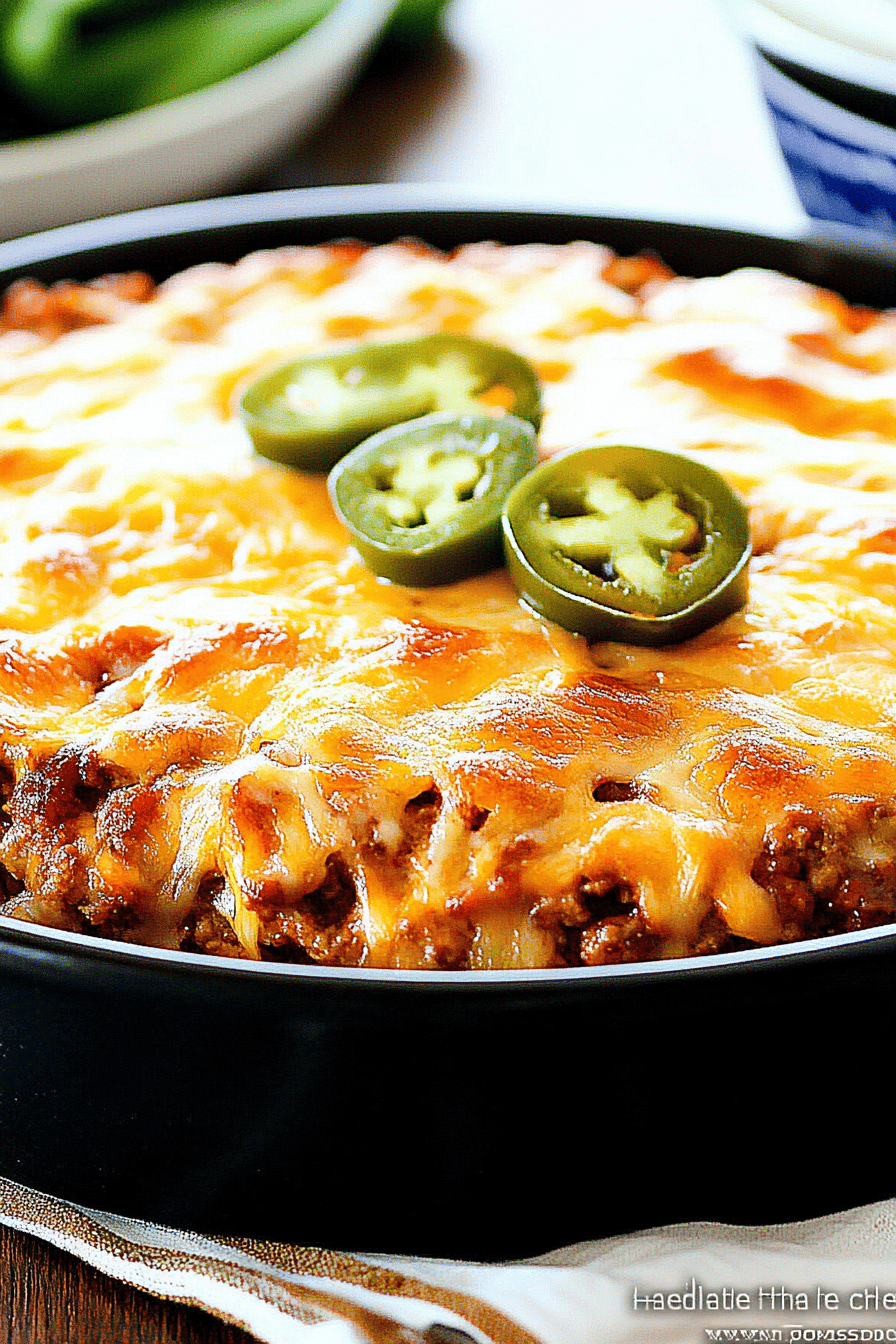 Cheese-Stuffed Taco Meatloaf final dish beautifully presented and ready to serve