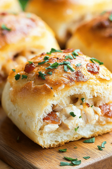 Chicken Bacon Ranch Pull-Apart Rolls