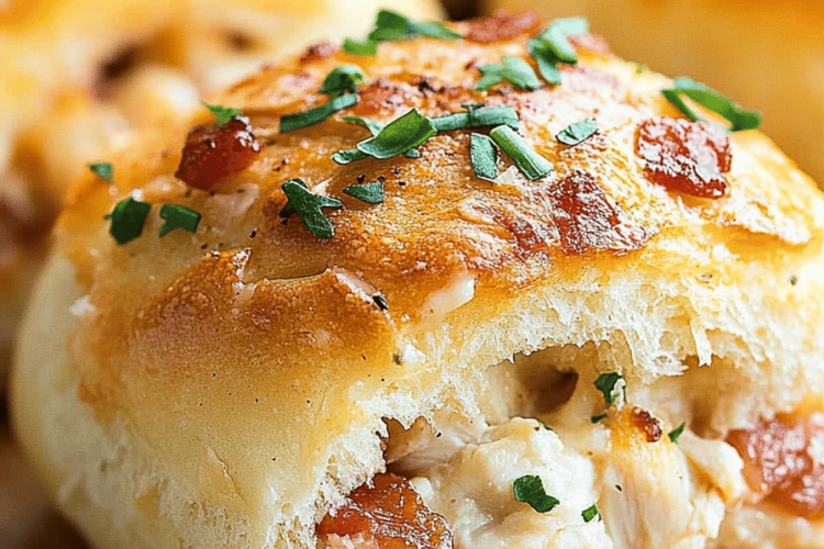 Chicken Bacon Ranch Pull-Apart Rolls