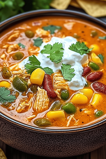 Chicken Enchilada Soup