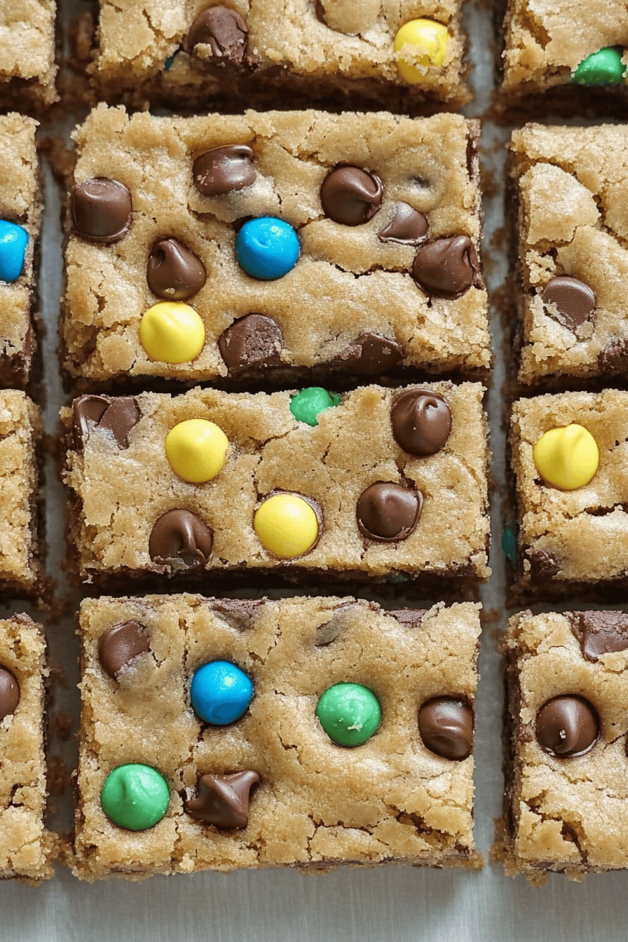 Chocolate Chip Cookie Bars slice on plate showing perfect texture and swirl pattern