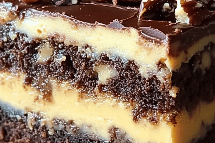 Chocolate Pecan Butter Cake