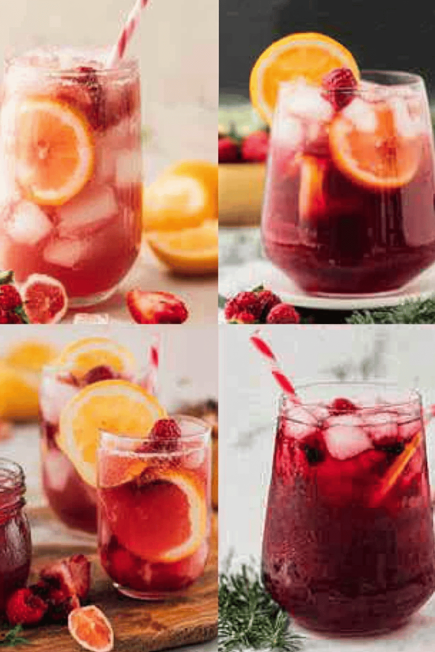 Christmas Sangria Recipes slice on plate showing perfect texture and swirl pattern