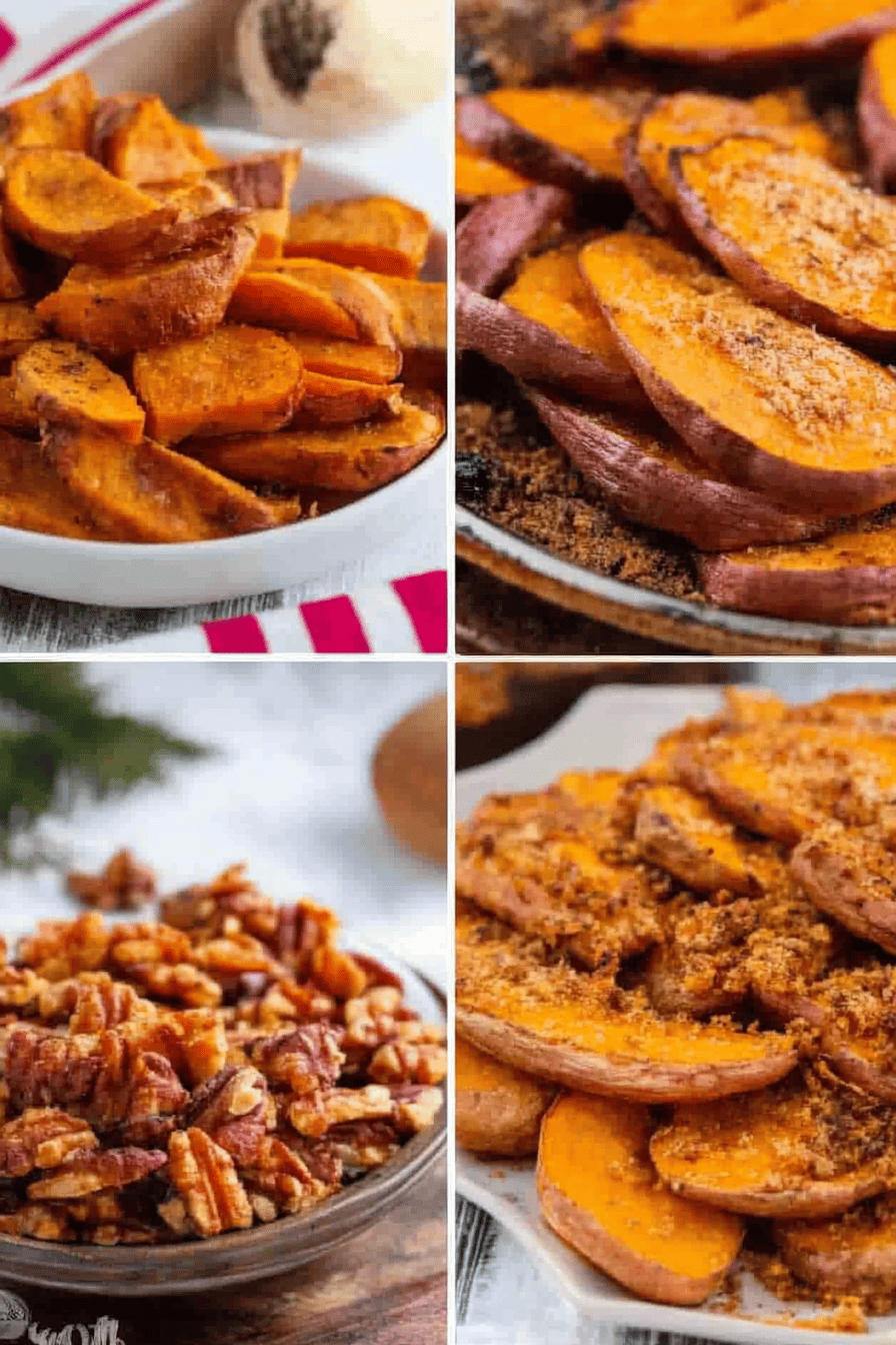 Christmas Sweet Potato Recipes slice on plate showing perfect texture and swirl pattern