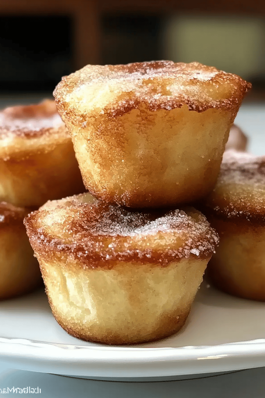 Cinnamon Sugar French Toast Muffins ingredients organized and measured on kitchen counter