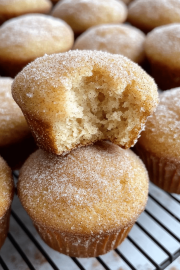 Cinnamon Sugar Mini Donut Muffins