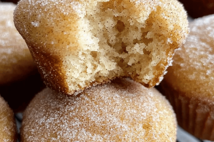 Cinnamon Sugar Mini Donut Muffins