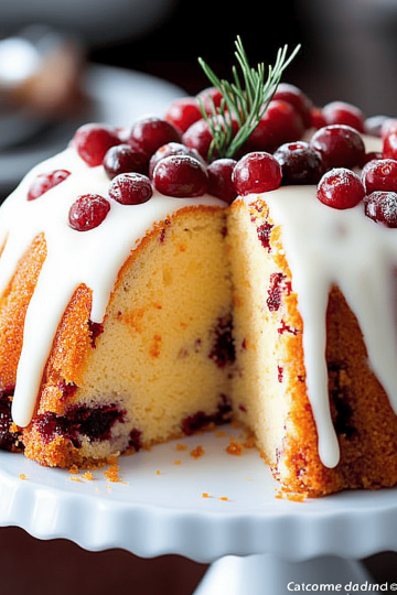 Cranberry Orange Butter Cake