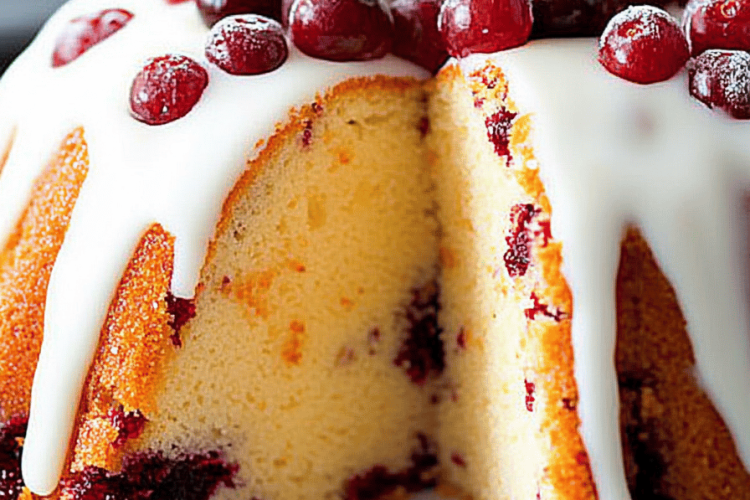 Cranberry Orange Butter Cake