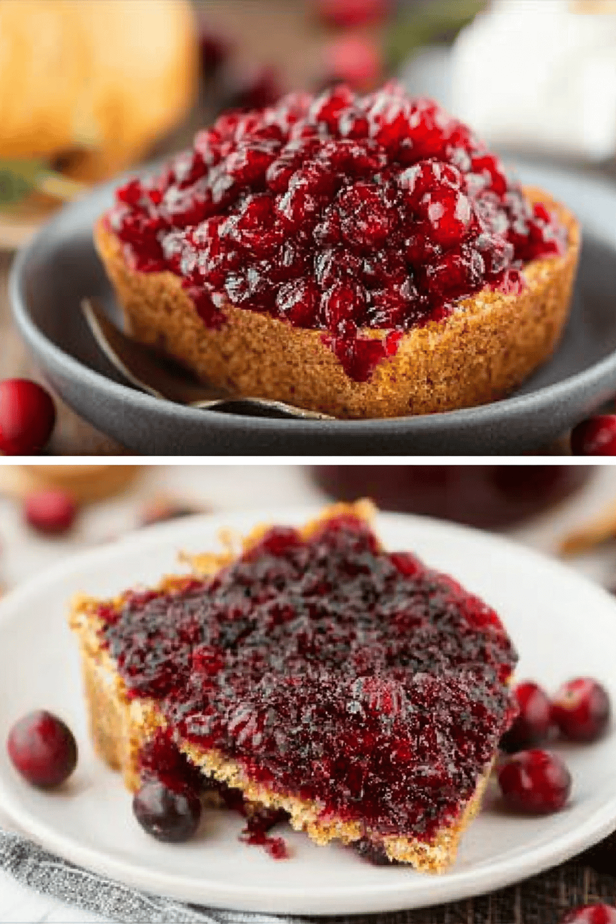 Cranberry Recipes Thanksgiving final dish beautifully presented and ready to serve