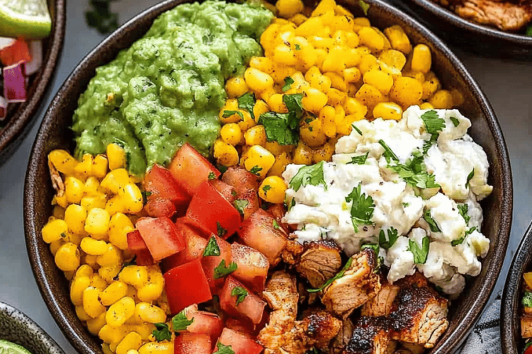 Crock-Pot Chipotle Chicken Bowls