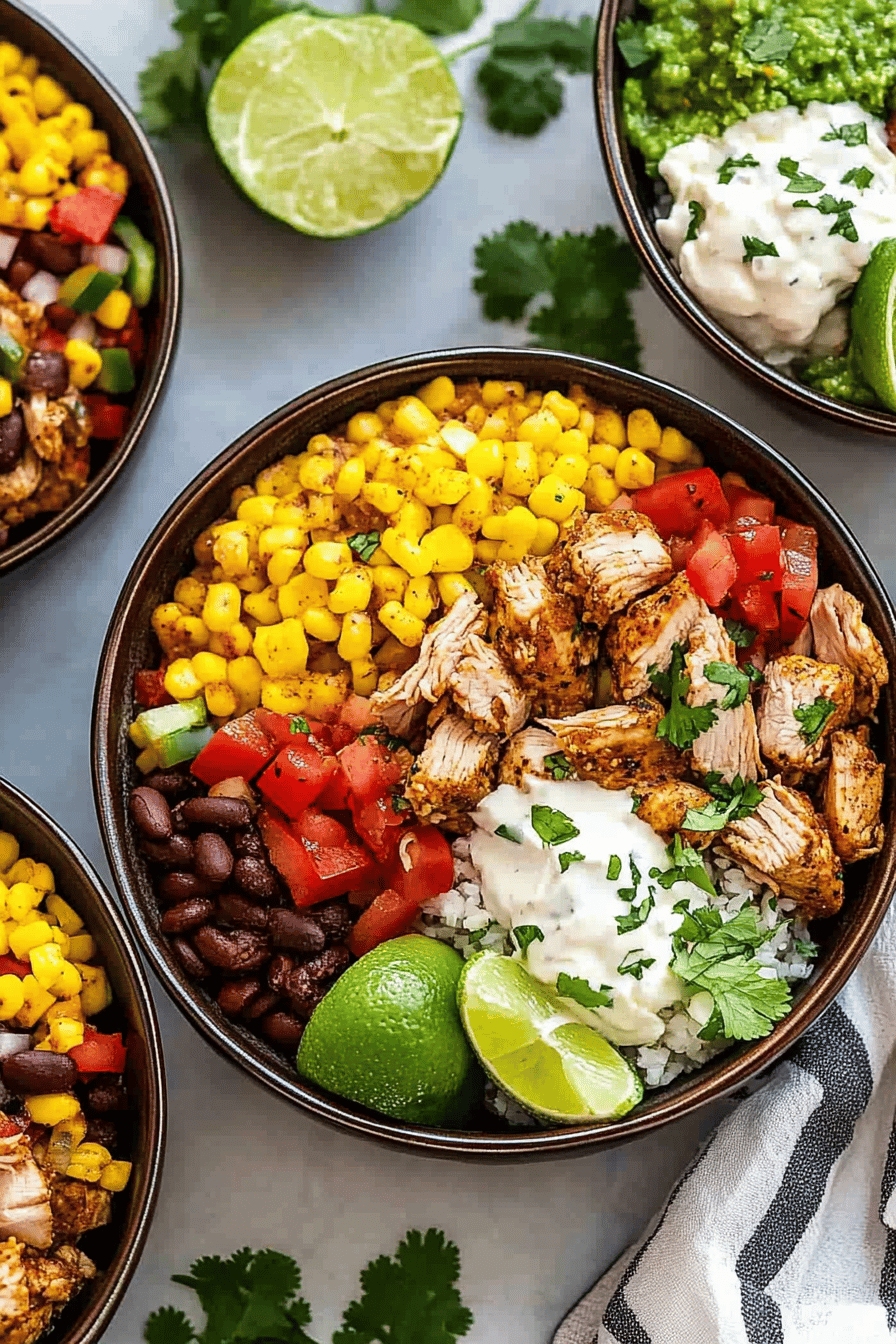 Crock-Pot Chipotle Chicken Bowls slice on plate showing perfect texture and swirl pattern