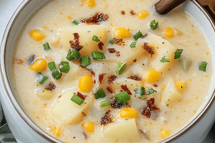 Crockpot Potato Corn Chowder