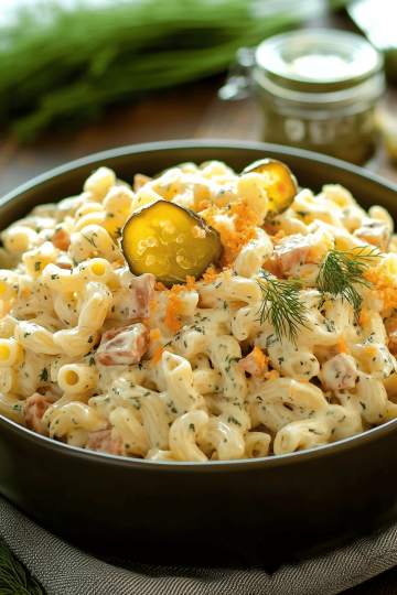 Dill Pickle Pasta Salad