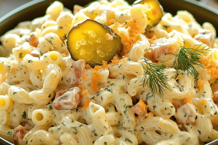 Dill Pickle Pasta Salad