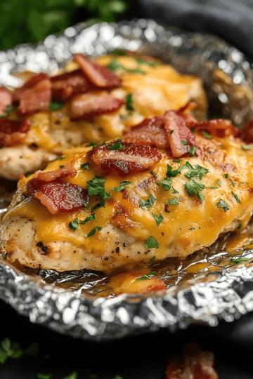 Foil Packet Bacon Ranch Chicken