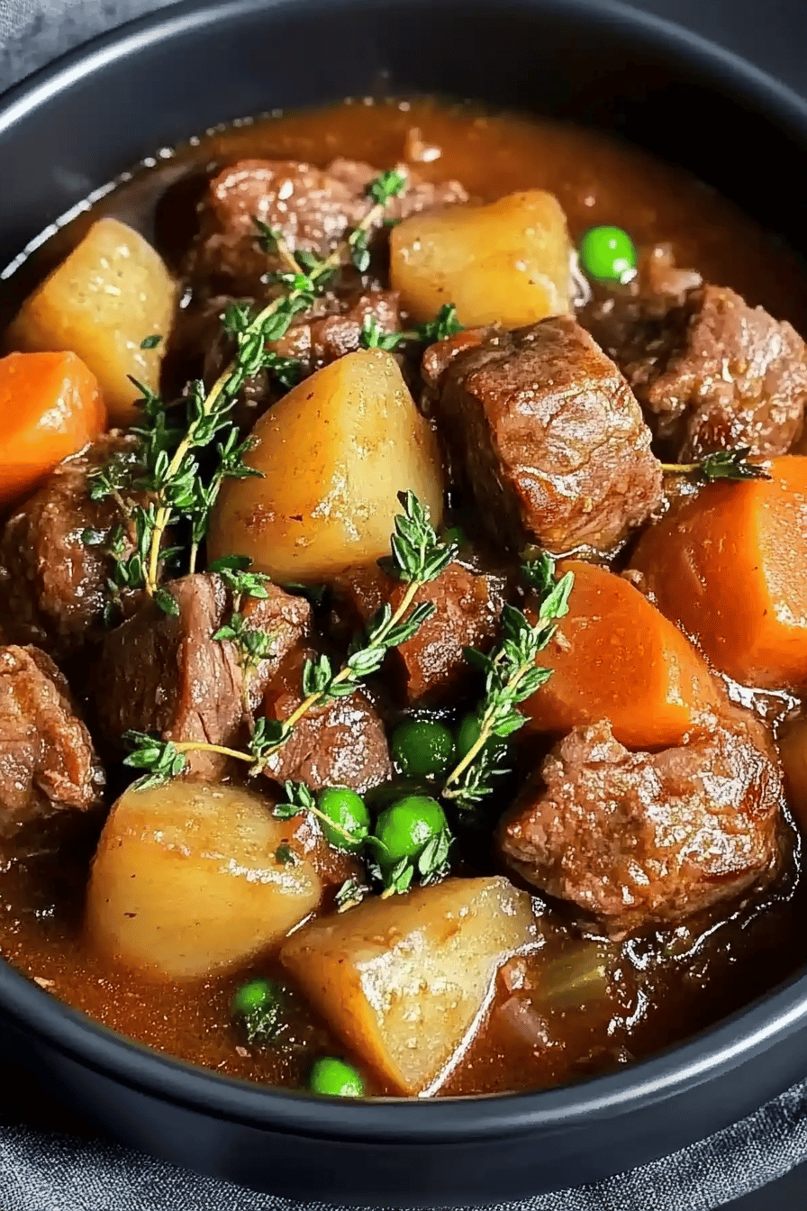 Gordon Ramsay Lamb Stew slice on plate showing perfect texture and swirl pattern