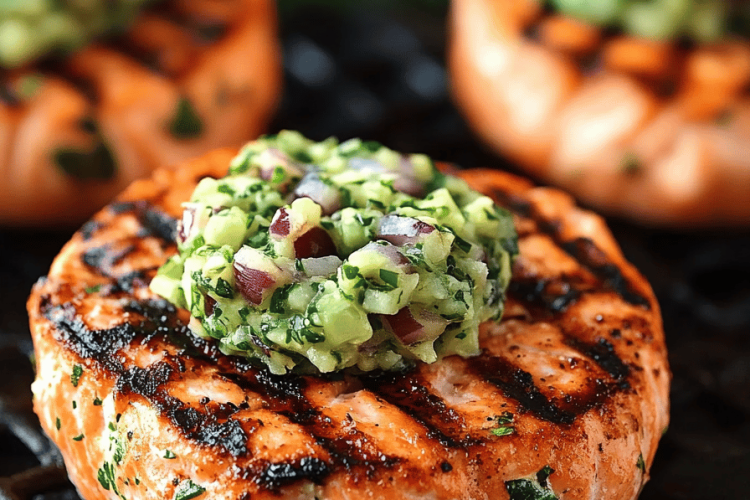 Grilled Salmon Burgers