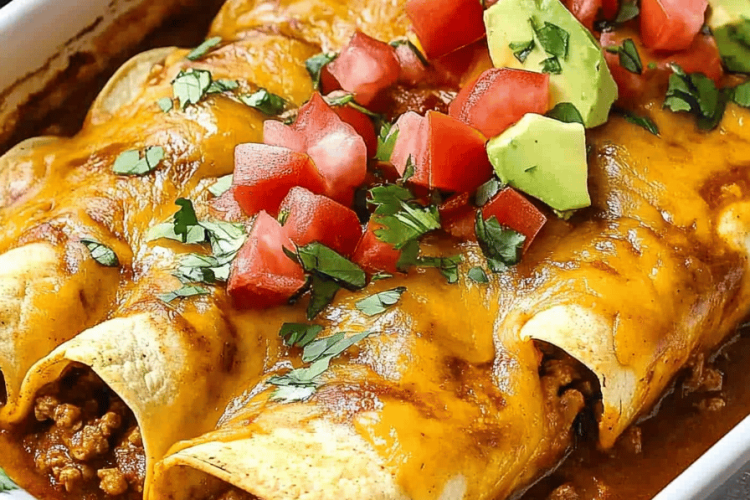 Ground Beef Enchiladas