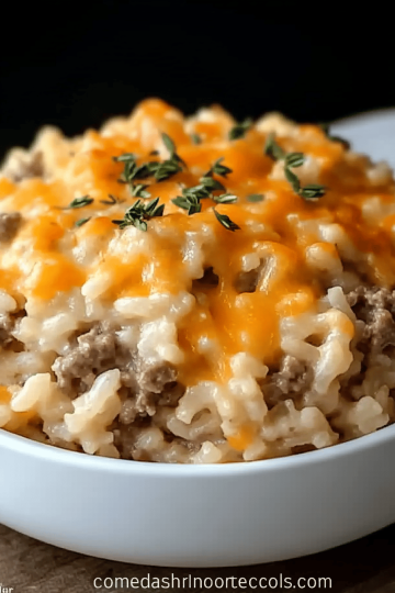 Hamburger Rice Casserole