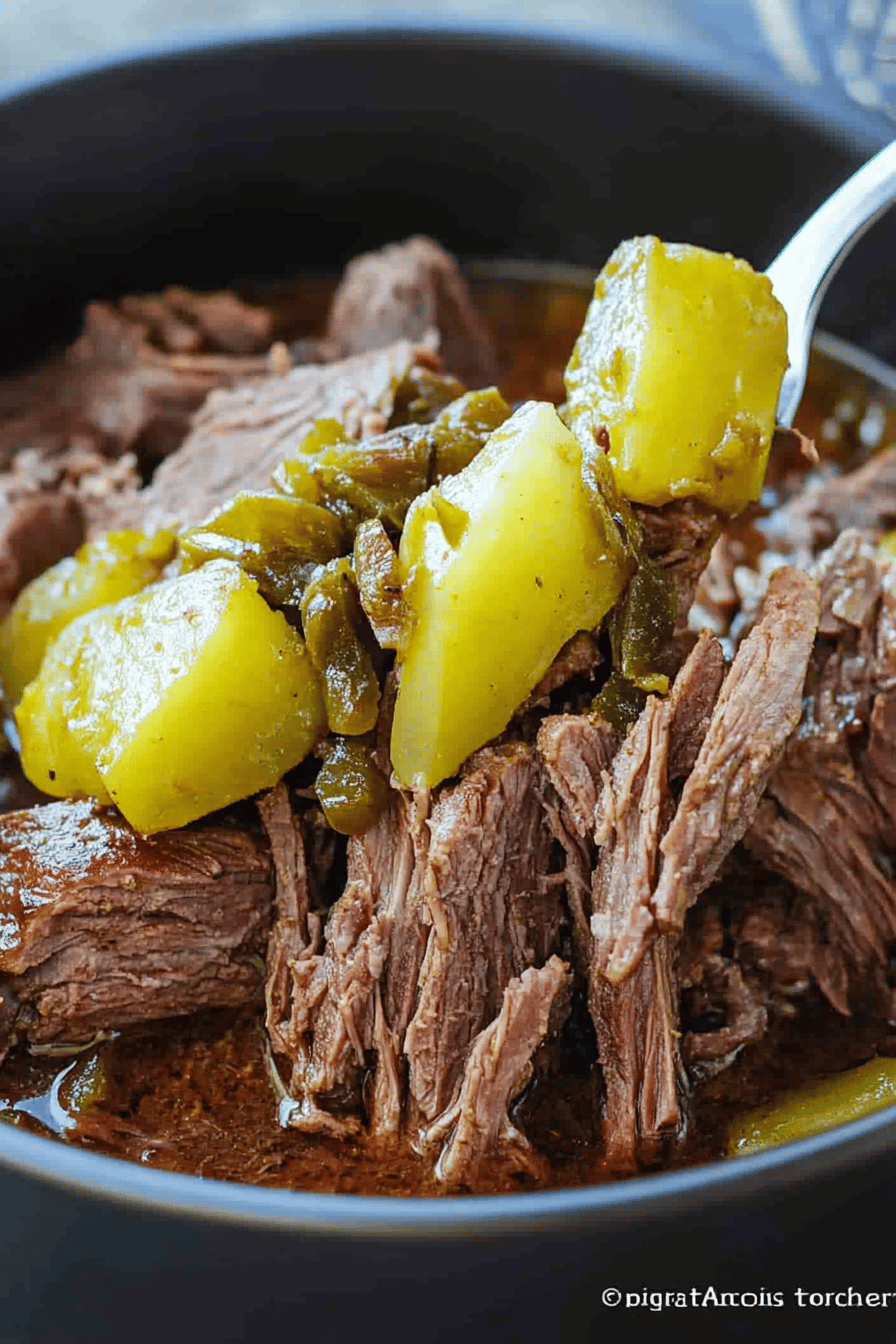 Mississippi Pot Roast final dish beautifully presented and ready to serve