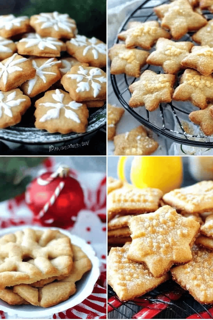 Norwegian Christmas Cookies ingredients organized and measured on kitchen counter