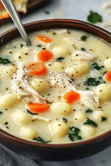 Olive Garden Chicken Gnocchi Soup Recipe