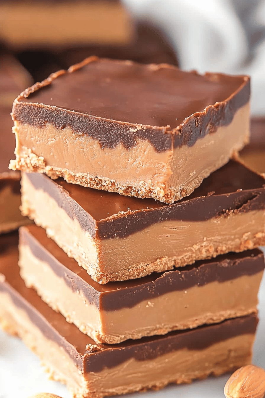 Peanut Butter Bars Recipe ingredients organized and measured on kitchen counter