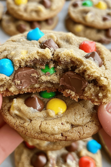 Reese's Stuffed Monster Cookies