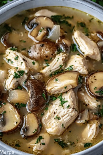 Rotisserie Chicken Mushroom Soup