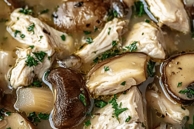 Rotisserie Chicken Mushroom Soup
