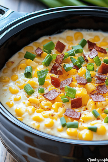 Slow Cooker Creamed Corn