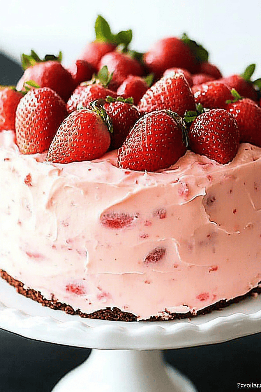 Strawberry Layer Cake ingredients organized and measured on kitchen counter