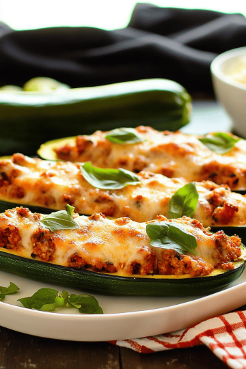 Stuffed Zucchini Boats