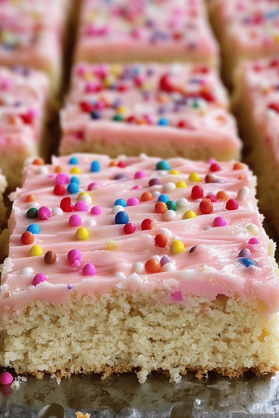 Sugar Cookie Bars ingredients organized and measured on kitchen counter